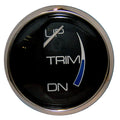 Faria Chesapeake Black 2 Trim Gauge Mercury  Mariner  Mercruiser  Volvo DP  Yamaha 01 and newer 13707