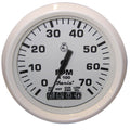 Faria Dress White 4 Tachometer wSystemcheck Indicator  7000 RPM Gas Johnson  Evinrude Outboard 33150