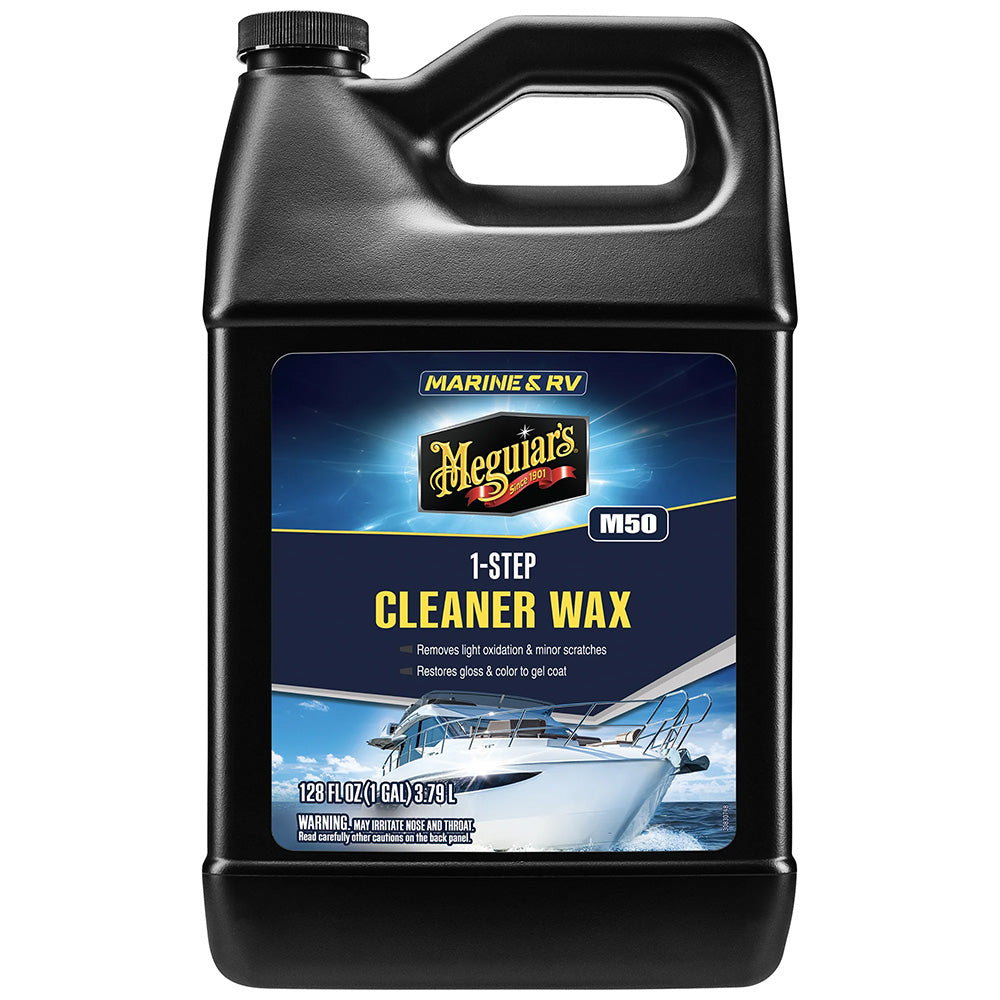 Meguiars 50 BoatRV Cleaner Wax  Liquid 1 Gallon M5001