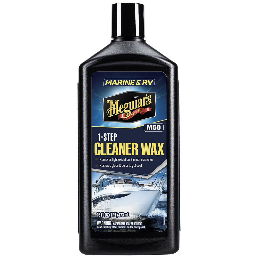 Meguiars 50 BoatRV Cleaner Wax  Liquid 16oz M5016