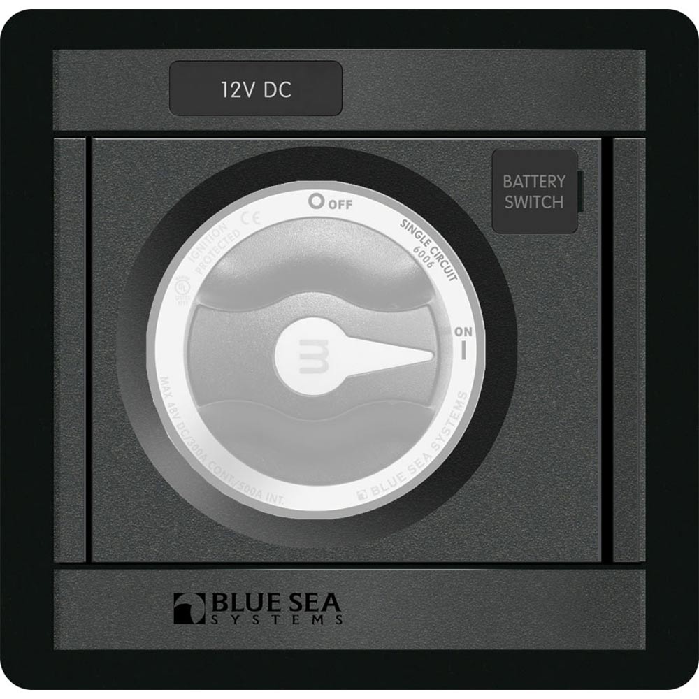 Blue Sea 1139 DC MSeries Black Panel Square 1139