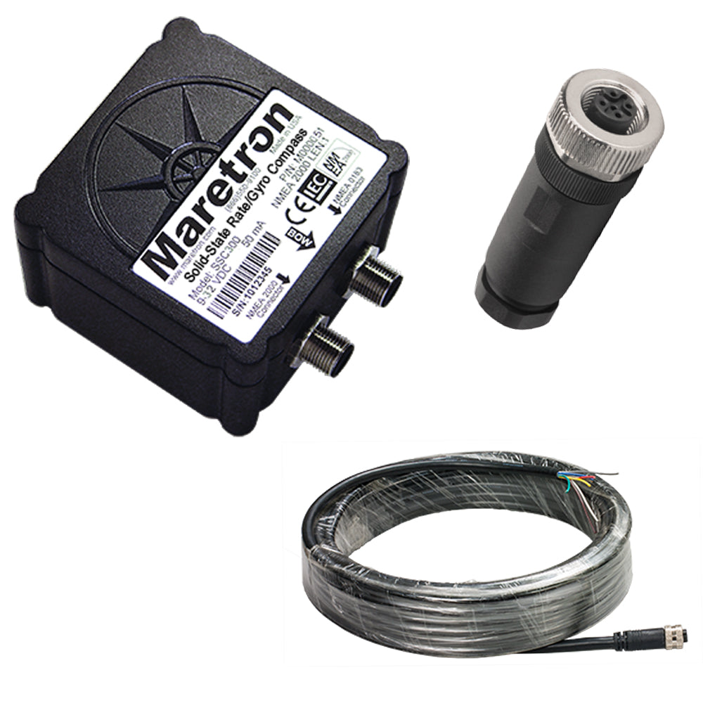 Maretron SolidState RateGyro Compass w10m Cable  Connector SSC30001KIT