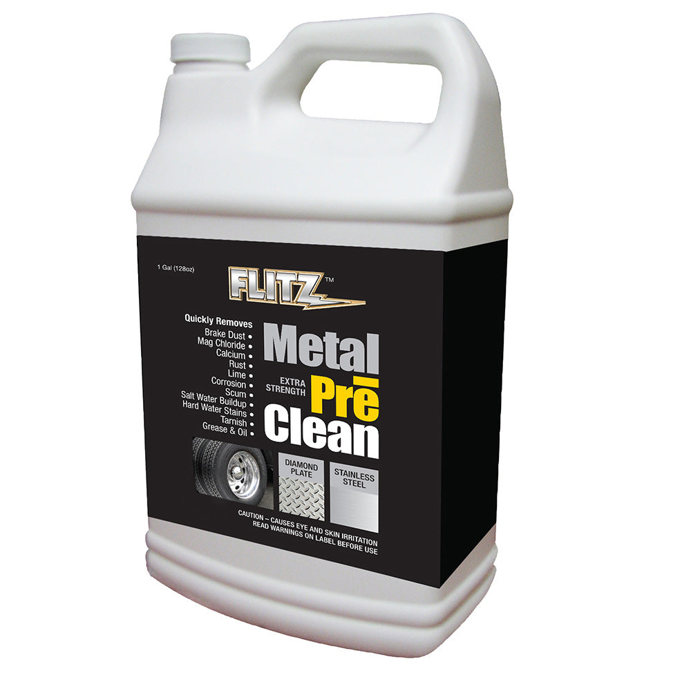 Flitz Metal PreClean  All Metals Including Stainless Steel  Gallon Refill AL 01710