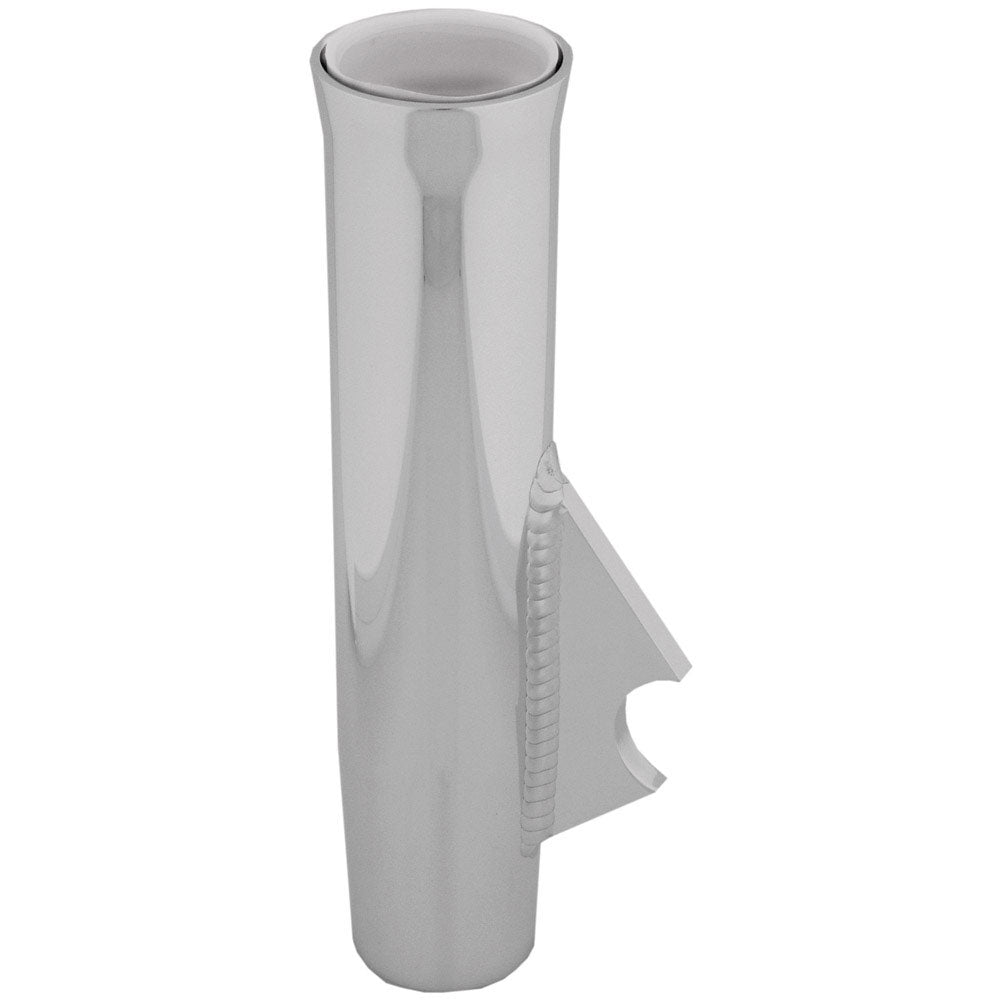 TACO Flared WeldOn Rod Holder 934L x 134ID  White Liner Polished Finish  38 Coped Blade F312230BXY4A