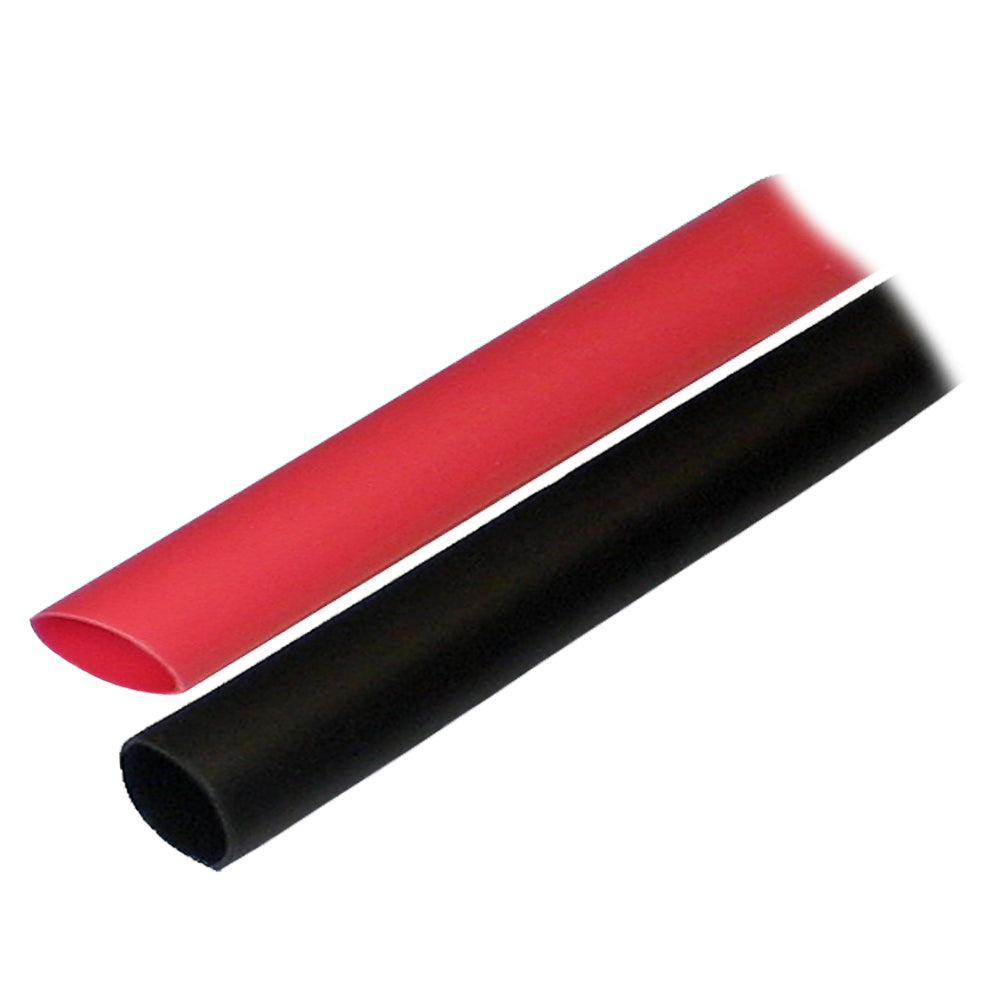 Ancor Adhesive Lined Heat Shrink Tubing ALT  12 x 3  2Pack  BlackRed 305602