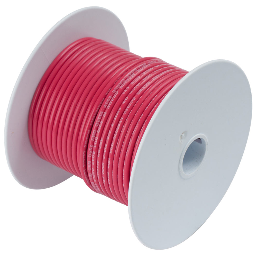 Ancor Red 18 AWG Tinned Copper Wire  100 100810