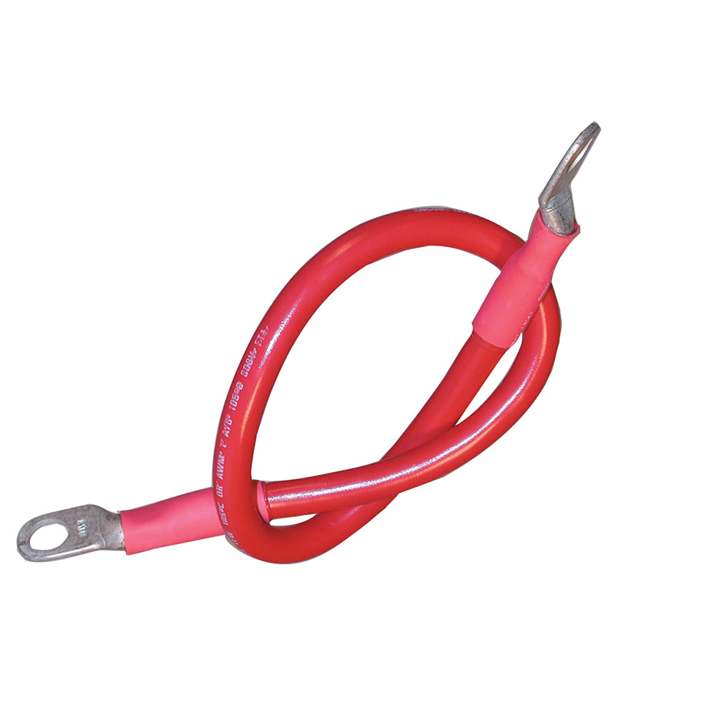 Ancor Battery Cable Assembly 2 AWG 34mm Wire 38 95mm Stud Red  18 457cm 189141