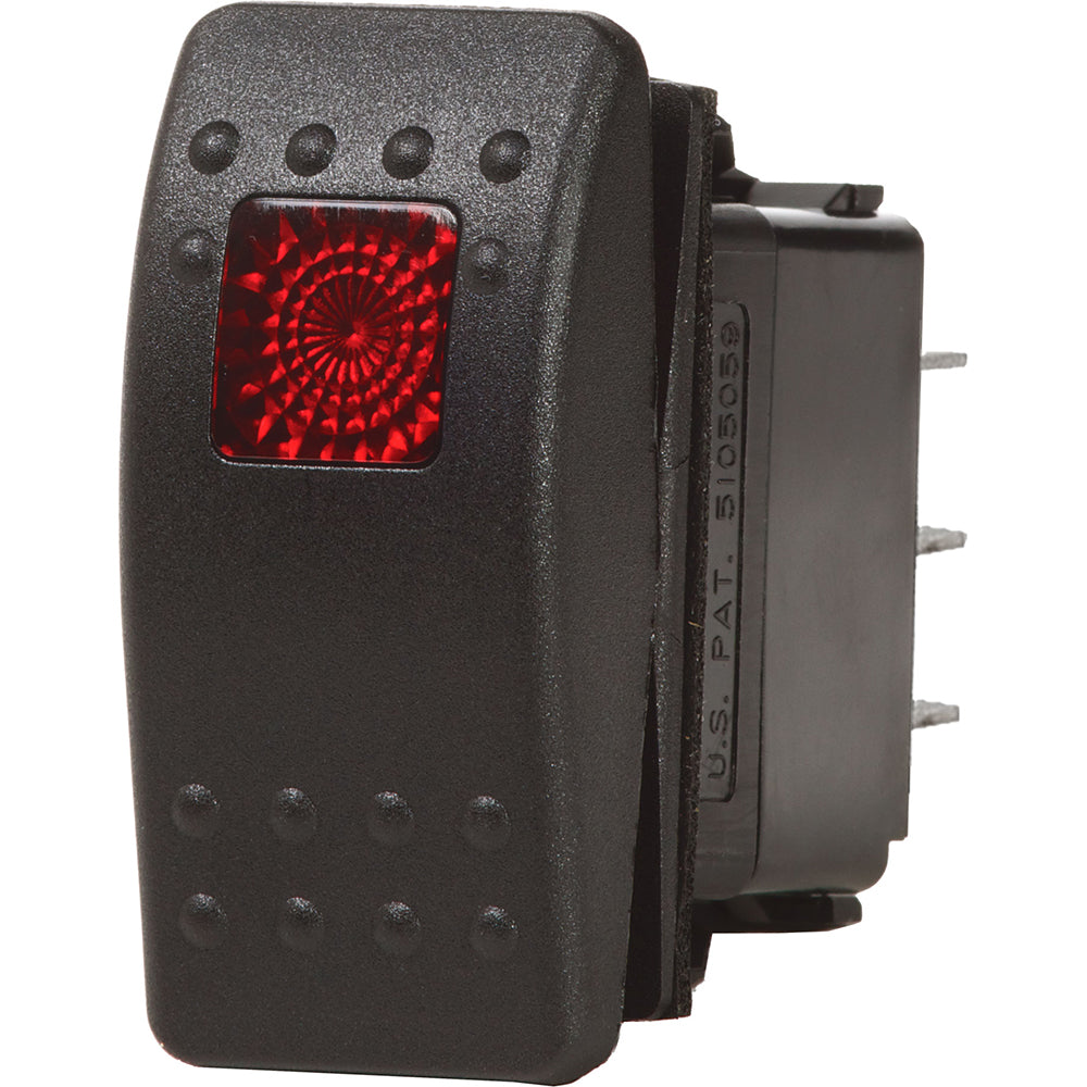 Blue Sea 7932 Contura II Switch SPDT Black  ONOFFON 7932