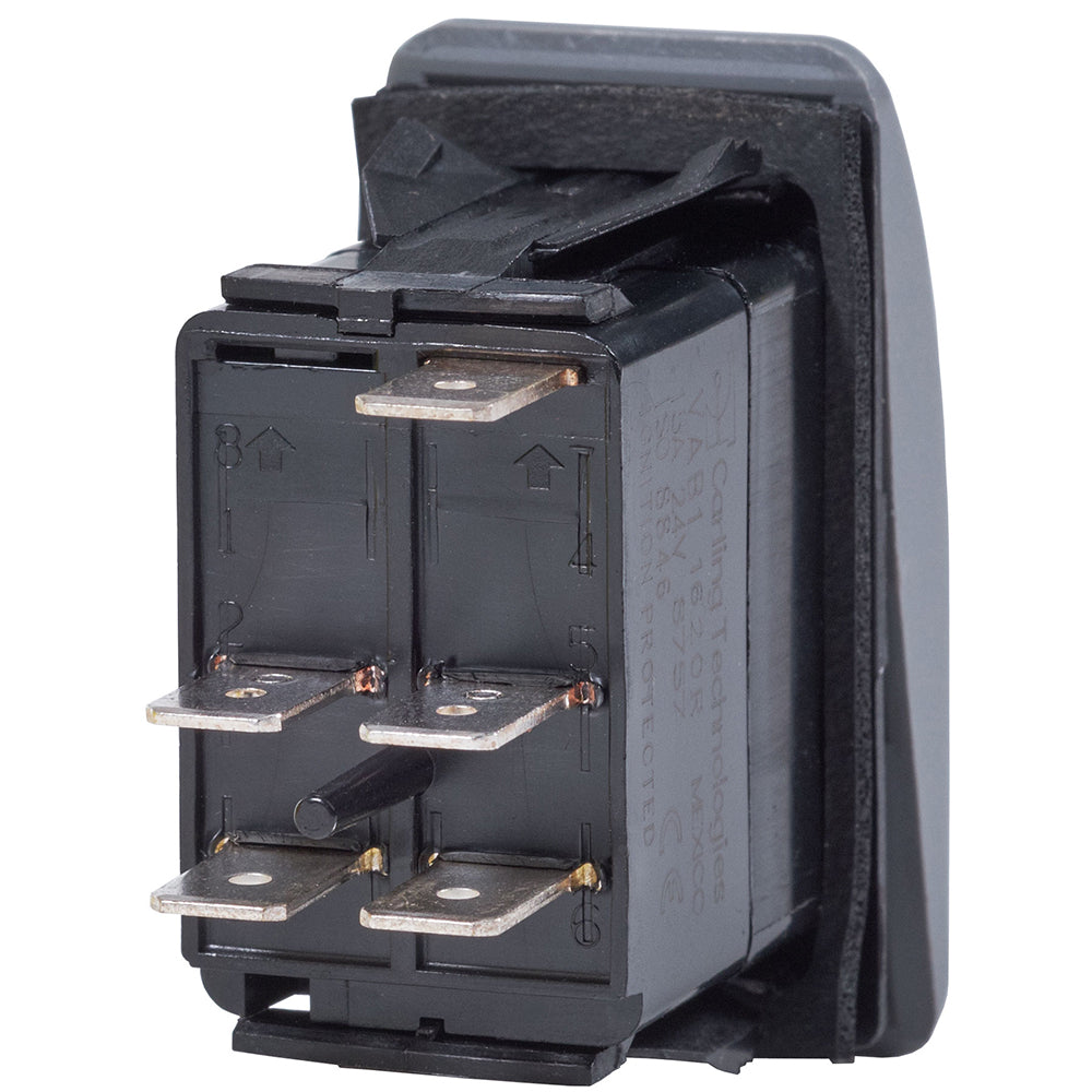 Blue Sea 7934 Contura II Switch DPST Black  OFFON 7934