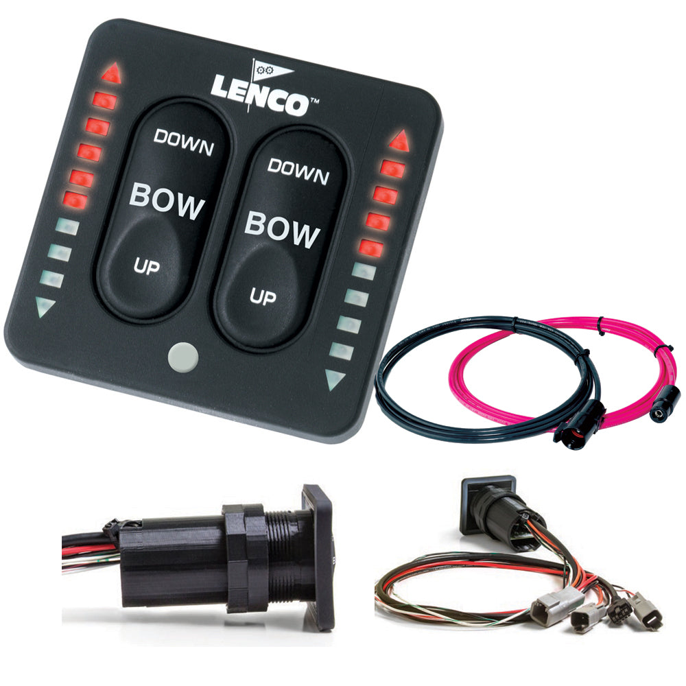 Lenco LED Indicator Integrated Tactile Switch Kit wPigtail fDual Actuator Systems 15171001