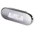 Hella Marine Surface Mount Oblong LED Courtesy Lamp  White LED  Stainless Steel Bezel 980869301