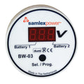 Samlex Dual Battery Monitor  12V or 24V  Auto Detection BW03