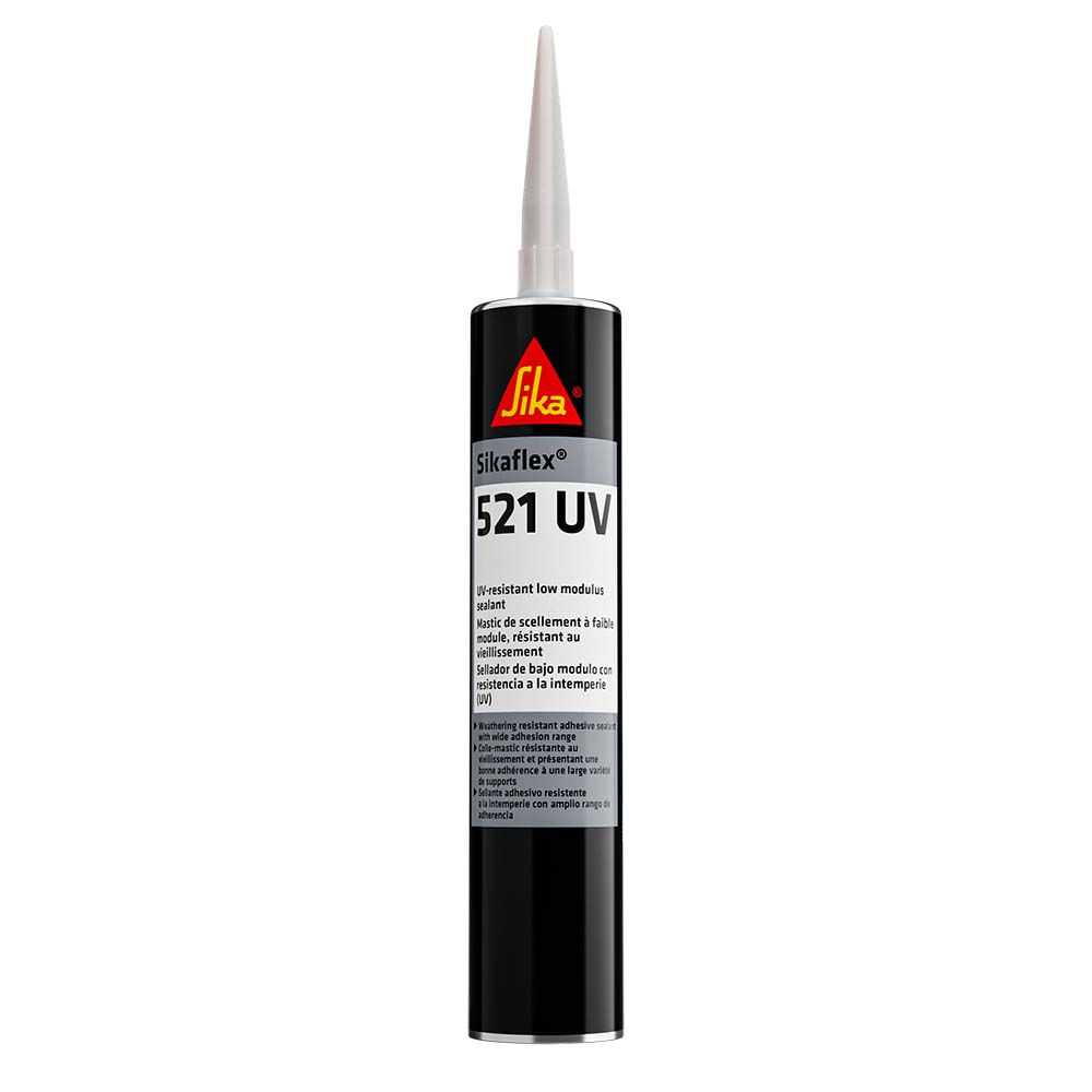 Sika Sikaflex 521UV UV Resistant LM Polyurethane Sealant  103oz300ml Cartridge  White 106096