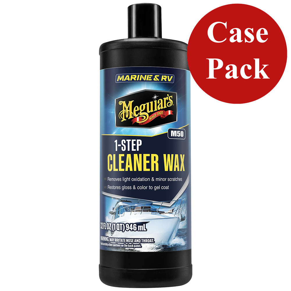 Meguiars BoatRV Cleaner Wax  32 oz  Case of 6 M5032CASE