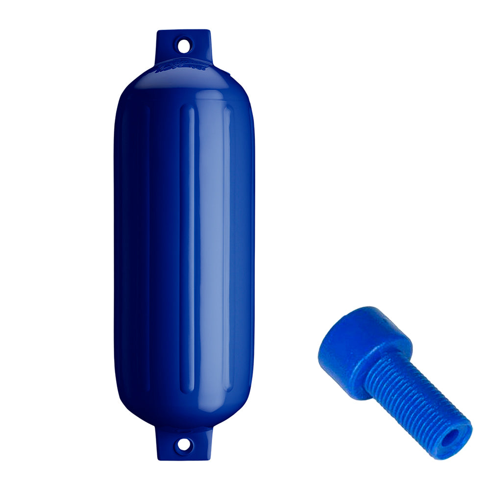 Polyform G5 Twin Eye Fender 88 x 268  Cobalt Blue wAdapter G5 COBALT BLUE WAIR ADAPTER