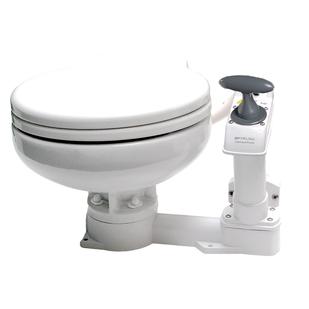 Johnson Pump AquaT Manual Marine Toilet  Super Compact 804762501