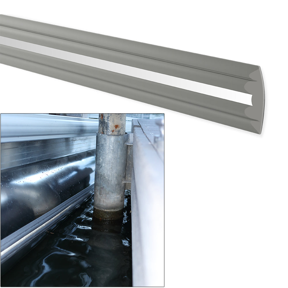 Megaware PontoonGuard  40 Kit  2 20 Guards fPontoon Up To 25  Gray 30540