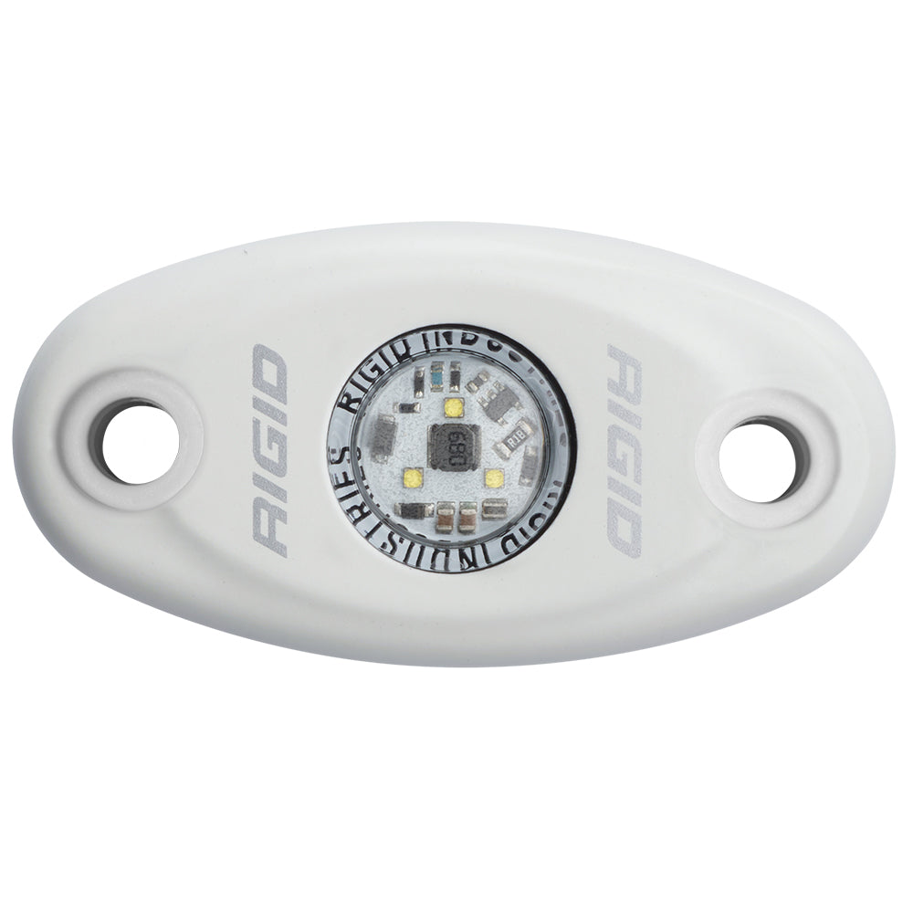 RIGID Industries ASeries White Low Power LED Light  Single  Natural White 480143