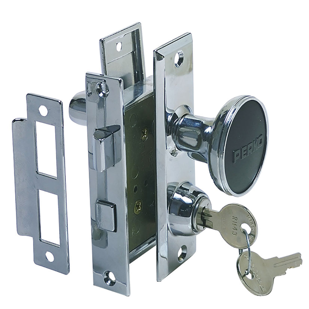 Perko Mortise Lock Set wBolt 0927DP0CHR