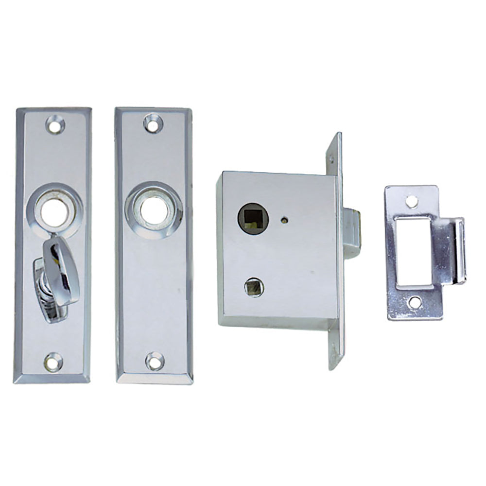 Perko Mortise Latch Set wTurn Button 0960DP0CHR