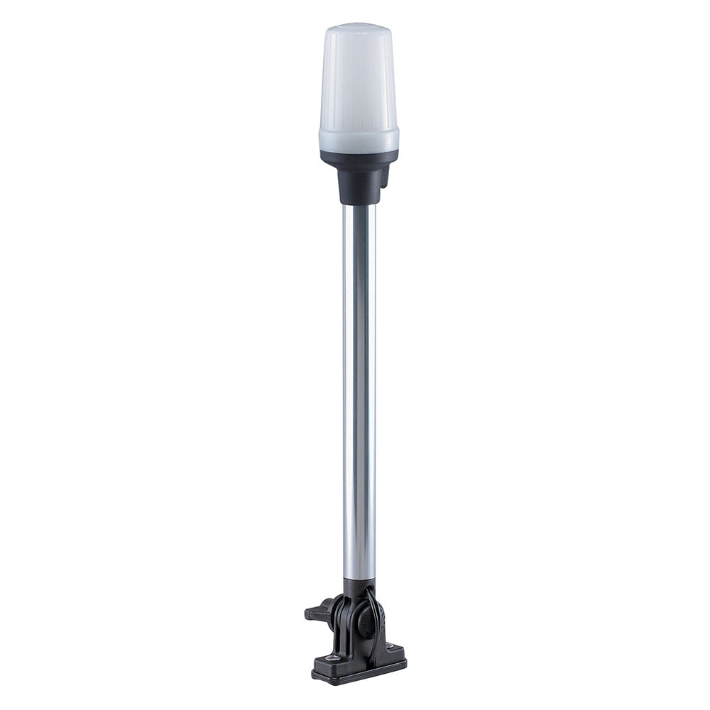 Perko Fold Down AllRound Pole Light  Vertical Mount  White 1137DP0CHR