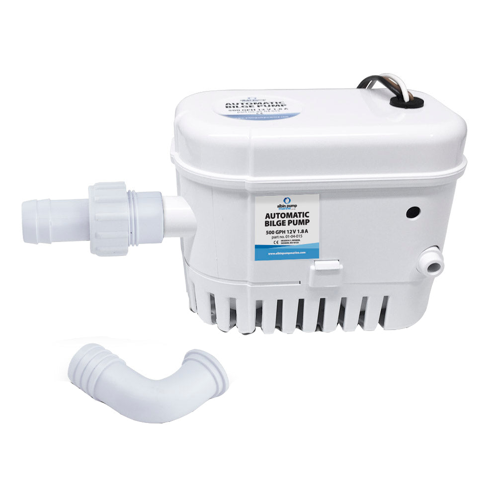 Albin Group Automatic Bilge Pump 500 GPH  12V 0104015