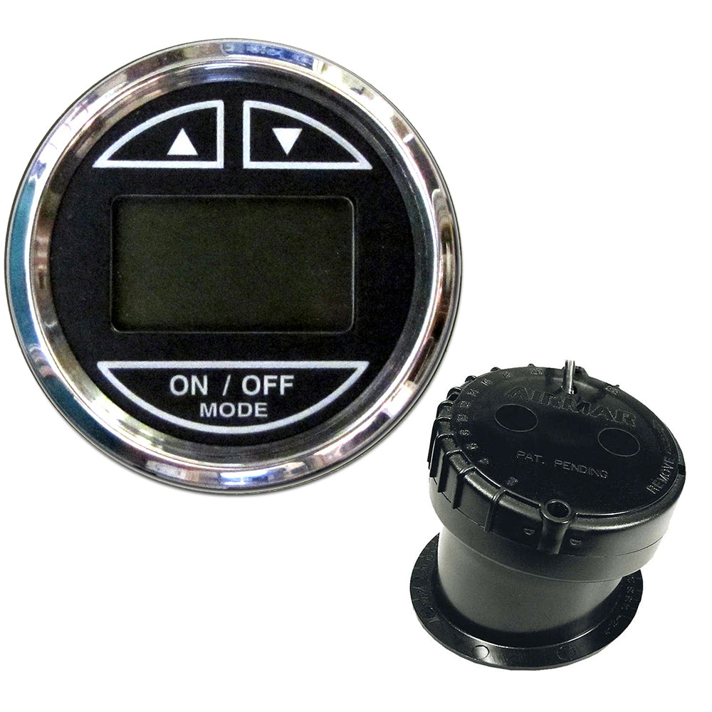 Faria Chesapeake Black 2 Depth Sounder wInHull Transducer 13751
