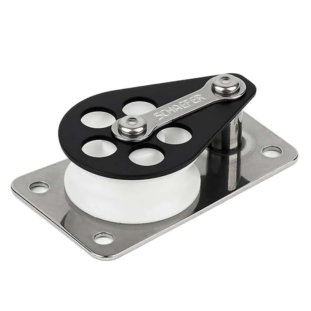 Schaefer Series 3 Flat BaseAlum CheekDelrin Sheave 30309