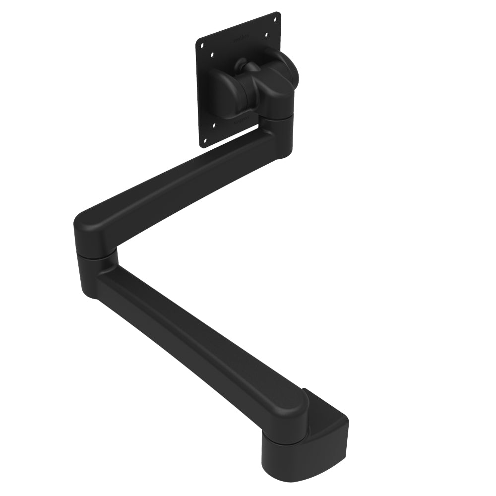 Southco Tilt Head Assembly Tilt  Swivel Double Arm  Wall Mount  Black AVD3246D11150