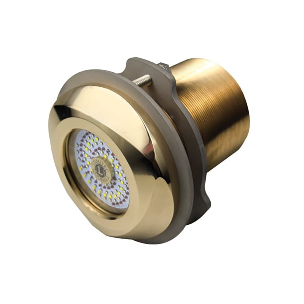 Lumitec SeaBlaze Typhoon Underwater Bronze ThruHull LED Light  WhiteBlue 101448