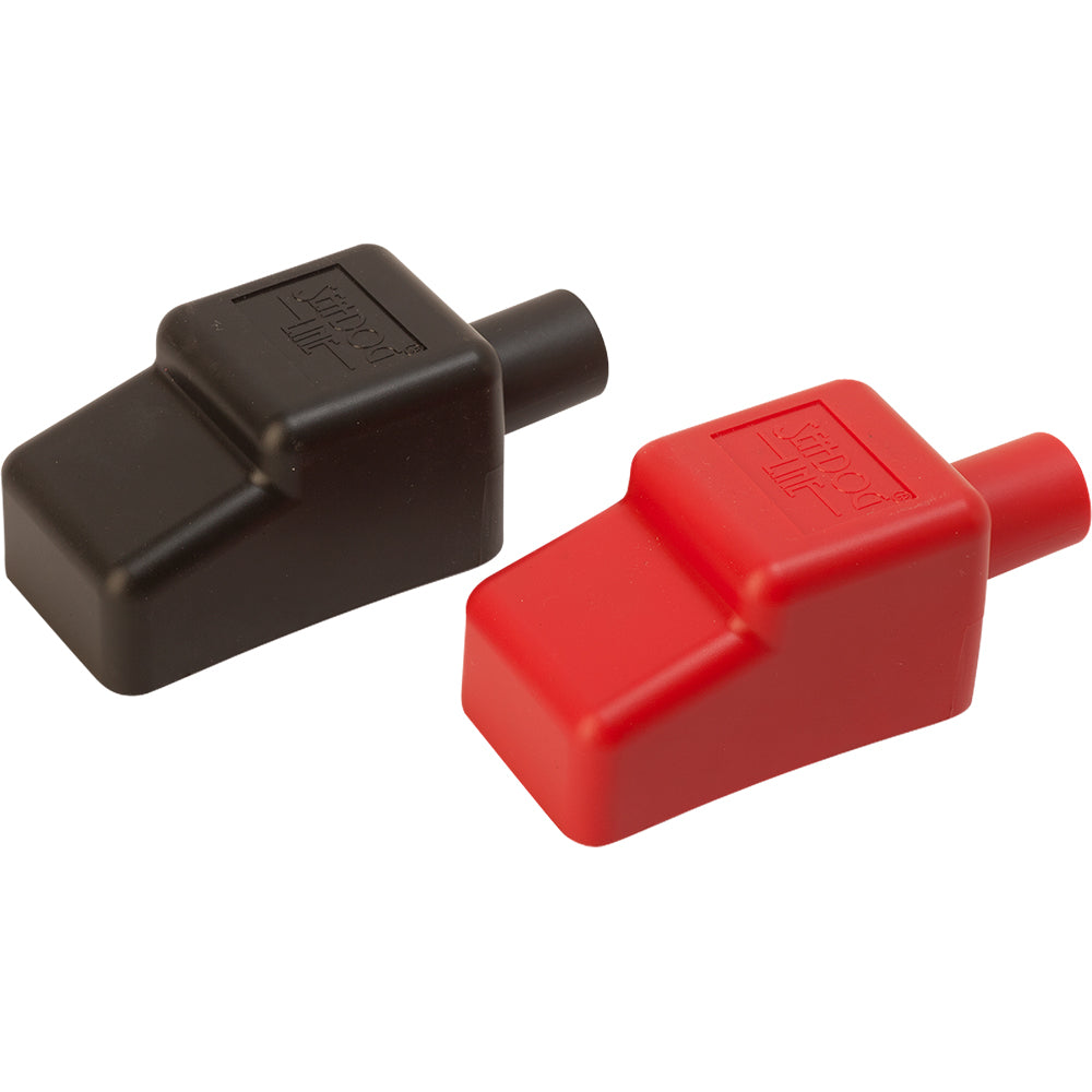 SeaDog Battery Terminal Covers  RedBlack  58 4151151