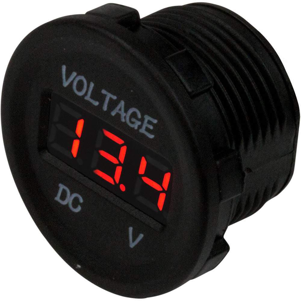 SeaDog Round Voltage Meter  6V30V 4216151