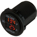 SeaDog Round Voltage  Amp Meter  6V30V  0 Amp  10 Amp Meter 4216251