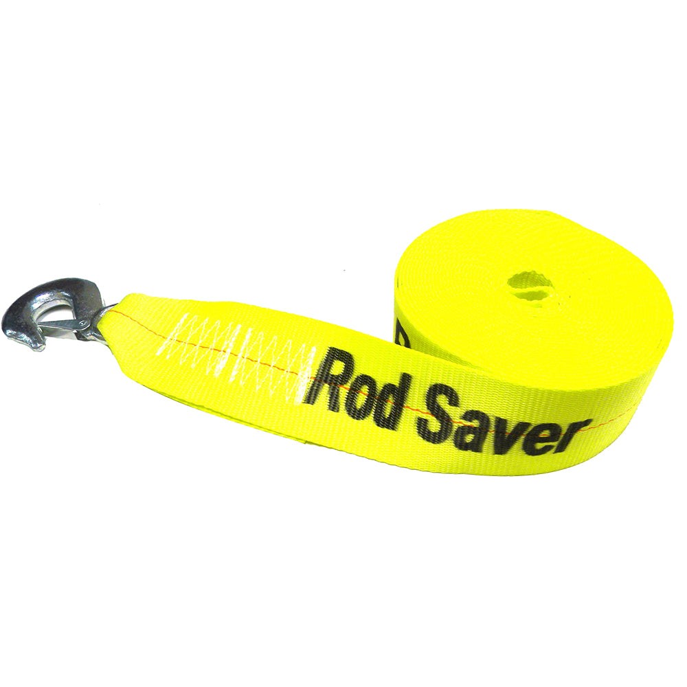 Rod Saver HeavyDuty Winch Strap Replacement  Yellow  3 x 30 WS3Y30