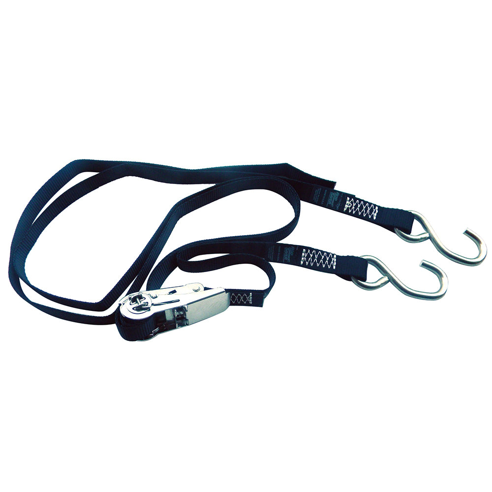 Rod Saver Stainless Steel Ratchet Gunwale TieDown  1 x 13 SSRGW13