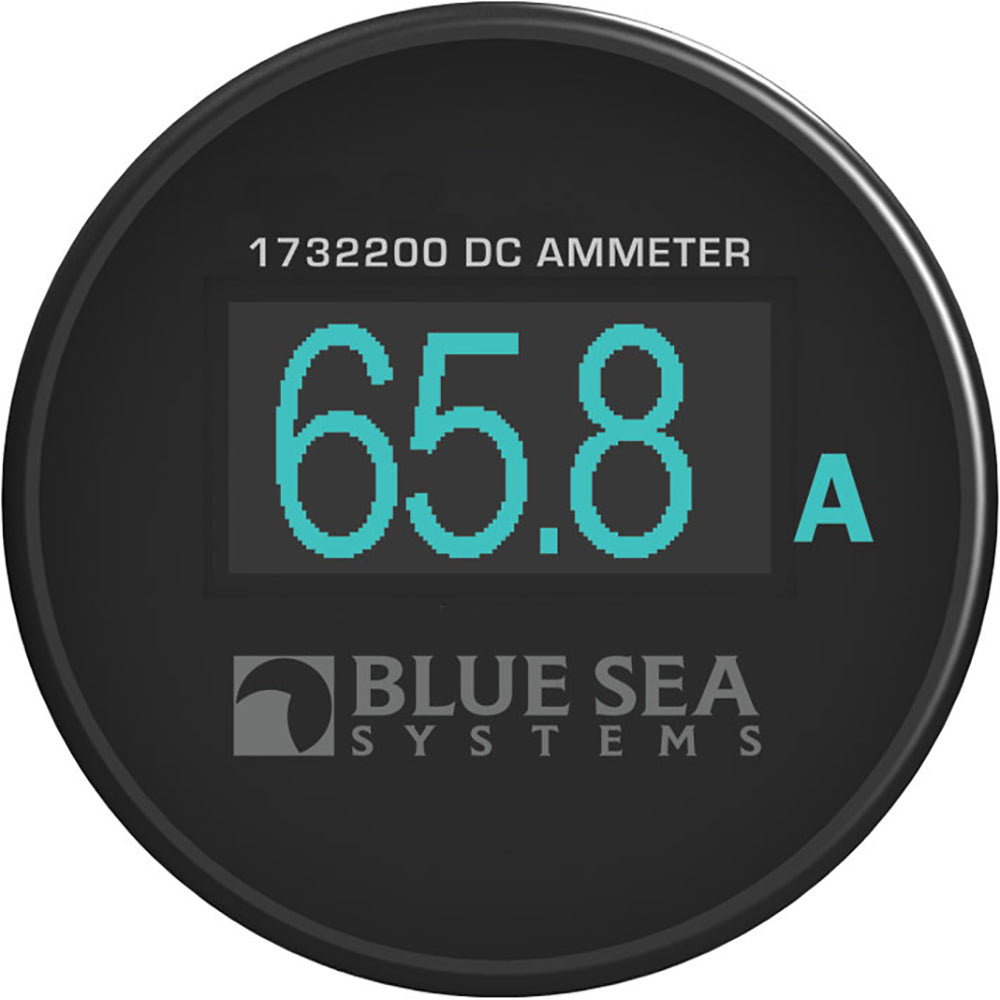 Blue Sea 1732200 Mini OLED Ammeter  Blue 1732200