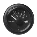 Veratron 52MM 2116 ViewLine Boost Pressure Gauge 2 Bar30 PSI  Black Dial  Round Bezel A2C59514149