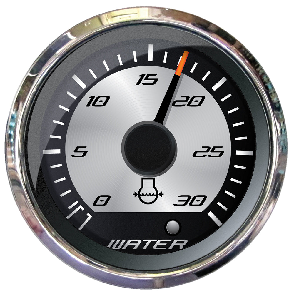 Faria Platinum 2 Water Pressure Gauge  30 PSI 22023