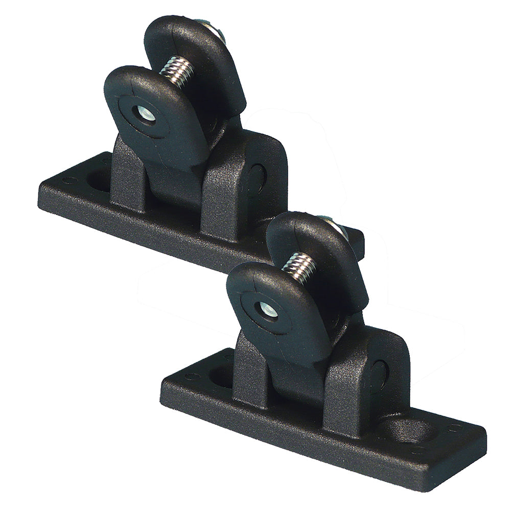 Carver Deck Hinge Nylon Pair  Black 7782B