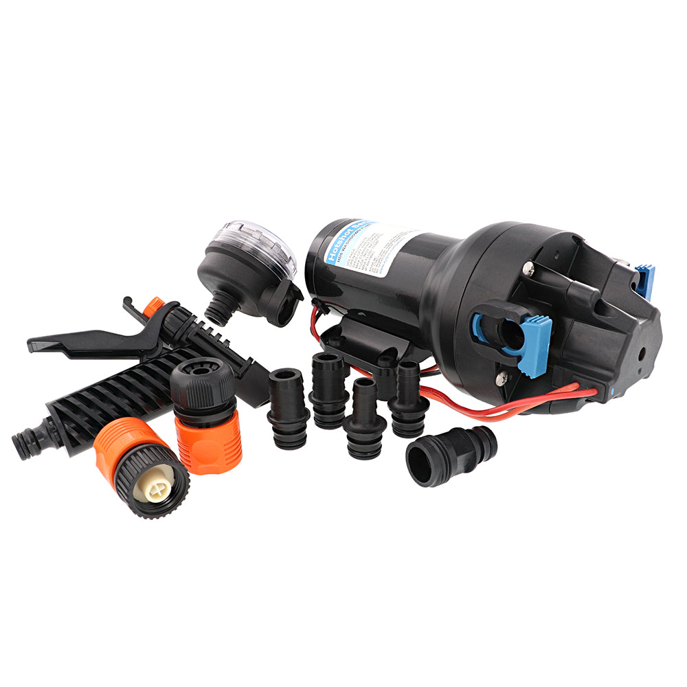 Jabsco HotShot HD5 Heavy Duty Washdown Pump  12V  5 GPM  70 PSI P501J119N3A