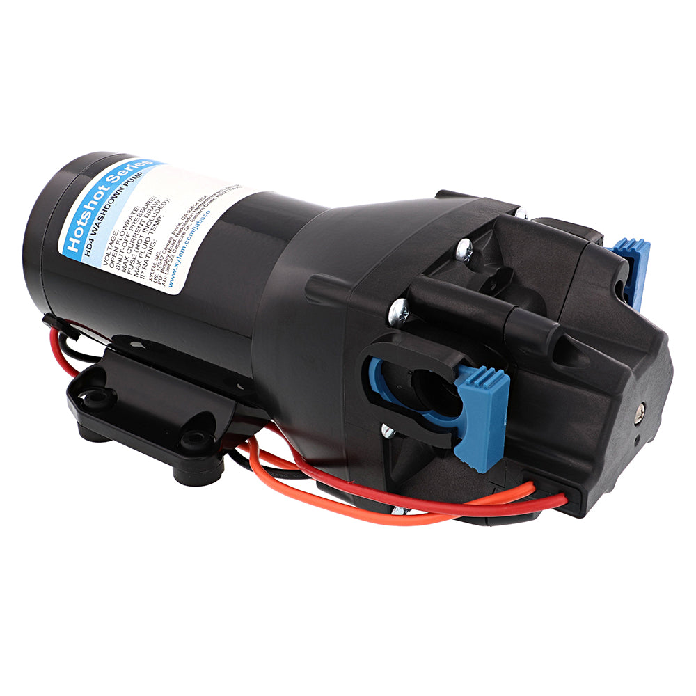Jabsco HotShot HD4 Heavy Duty Washdown Pump  24V  4 GPM  60 PSI Q402J118N3A