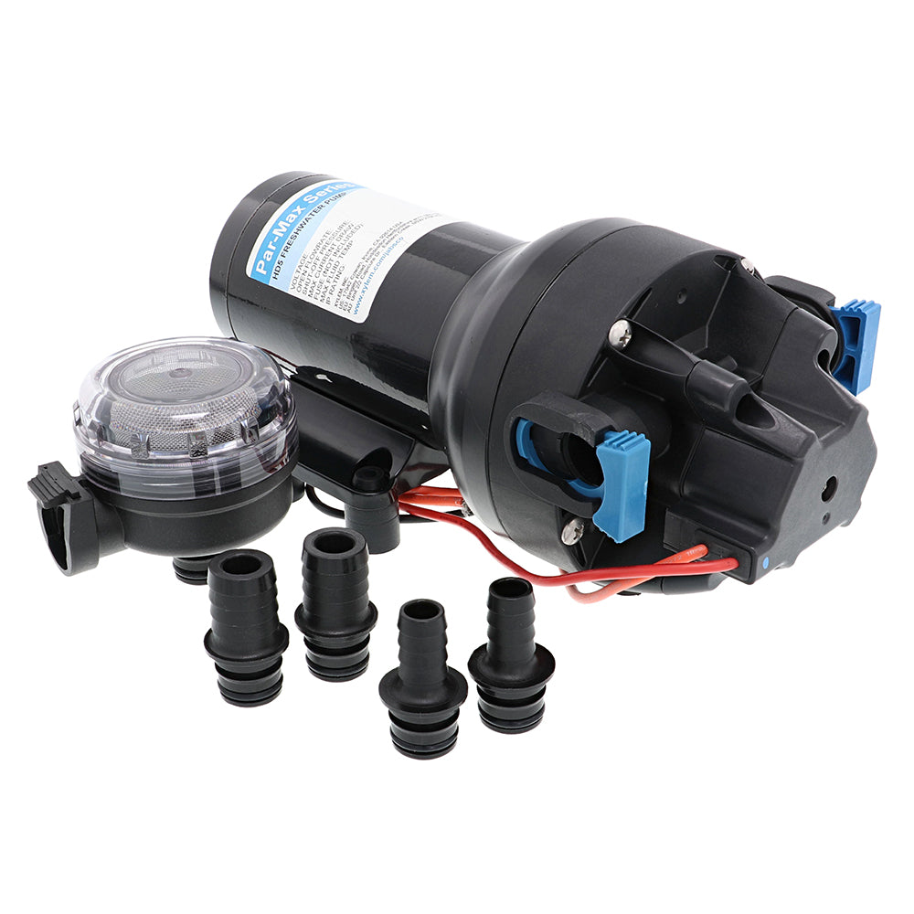 Jabsco ParMax HD5 Heavy Duty Water Pressure Pump  12V  5 GPM  60 PSI P501J118S3A