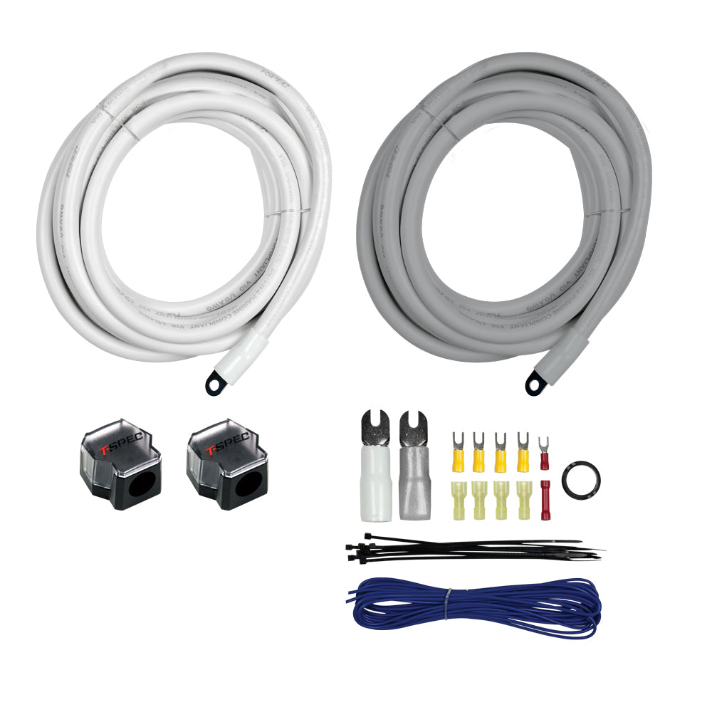 TSpec V10D104K 4 Gauge AddAAmp Kit f10 Gauge Wire V10D104K