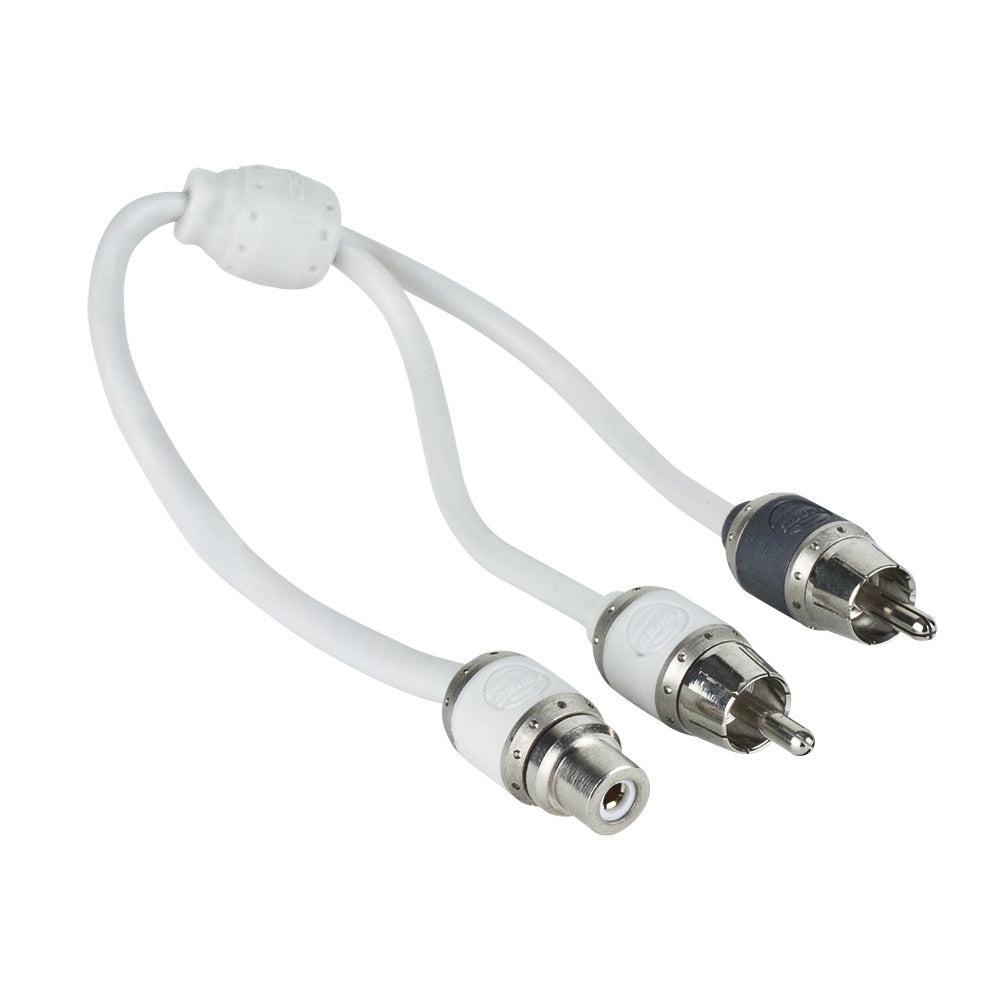 TSpec V10 Series RCA Audio Y Cable  2 Channel  1 Female to 2 Males V10RY1