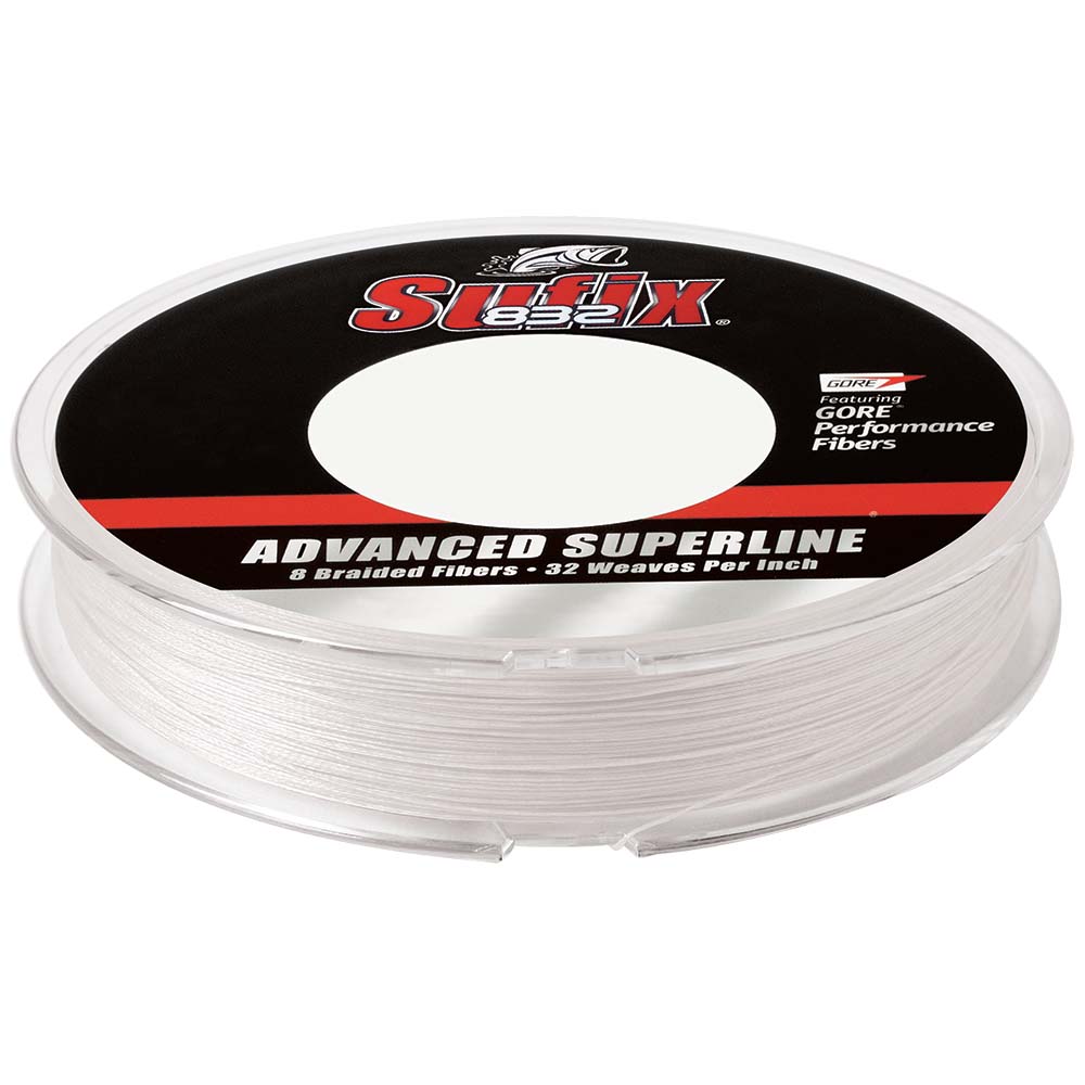 Sufix 832 Advanced Superline Braid  10lb  Ghost  300 yds 660110GH