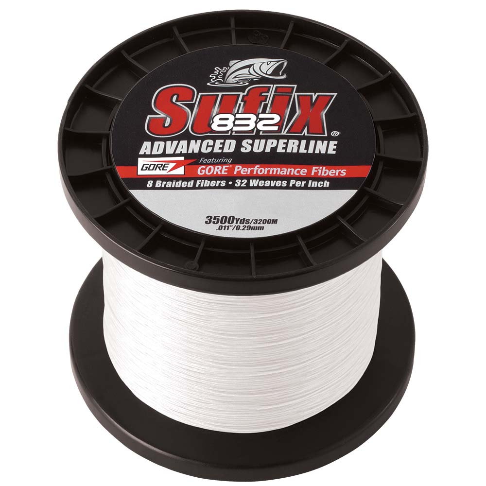 Sufix 832 Advanced Superline Braid  30lb  Ghost  3500 yds 660430GH