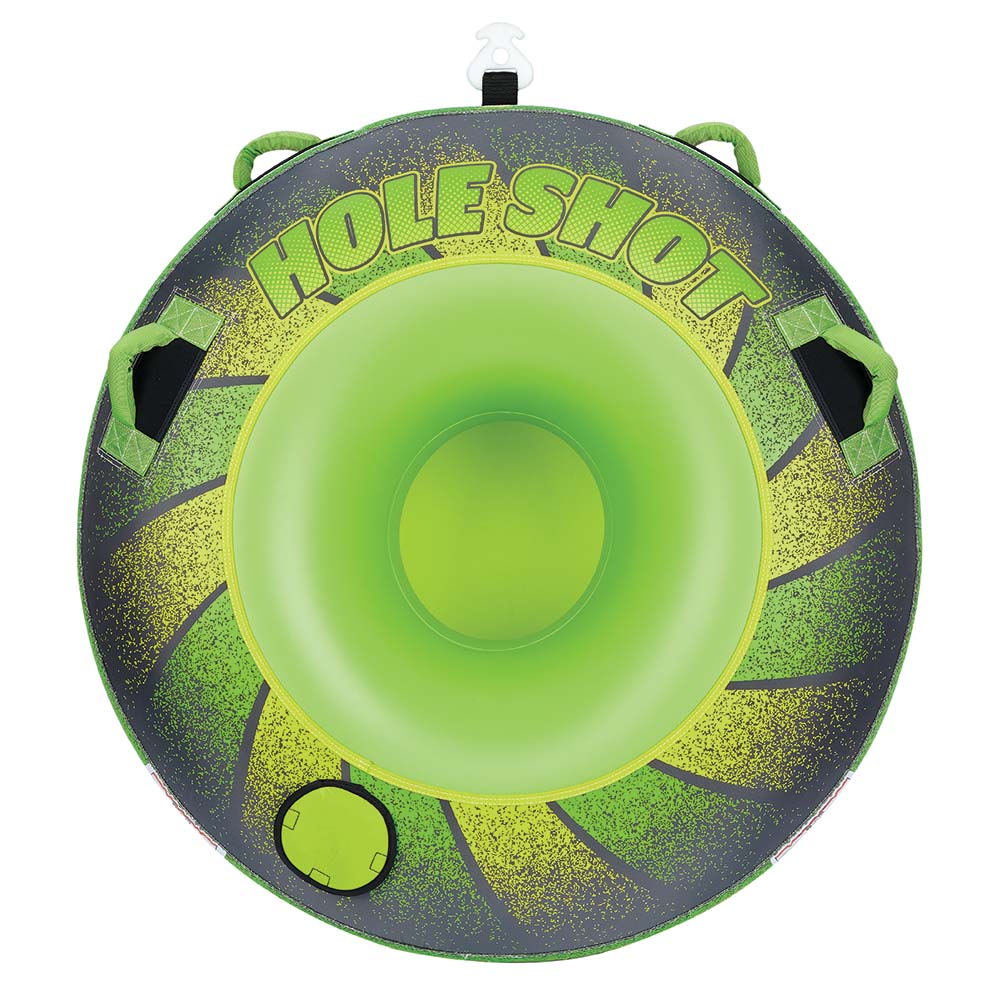 Full Throttle Hole Shot Towable Tube  1 Rider  Green 30200040000121