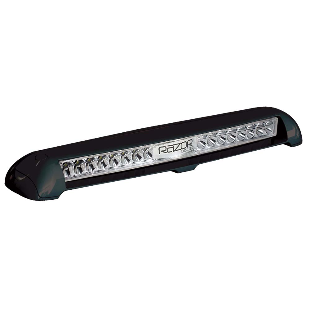Lumitec Razor Light Bar  Spot  Black Housing  Flush Mount 101589