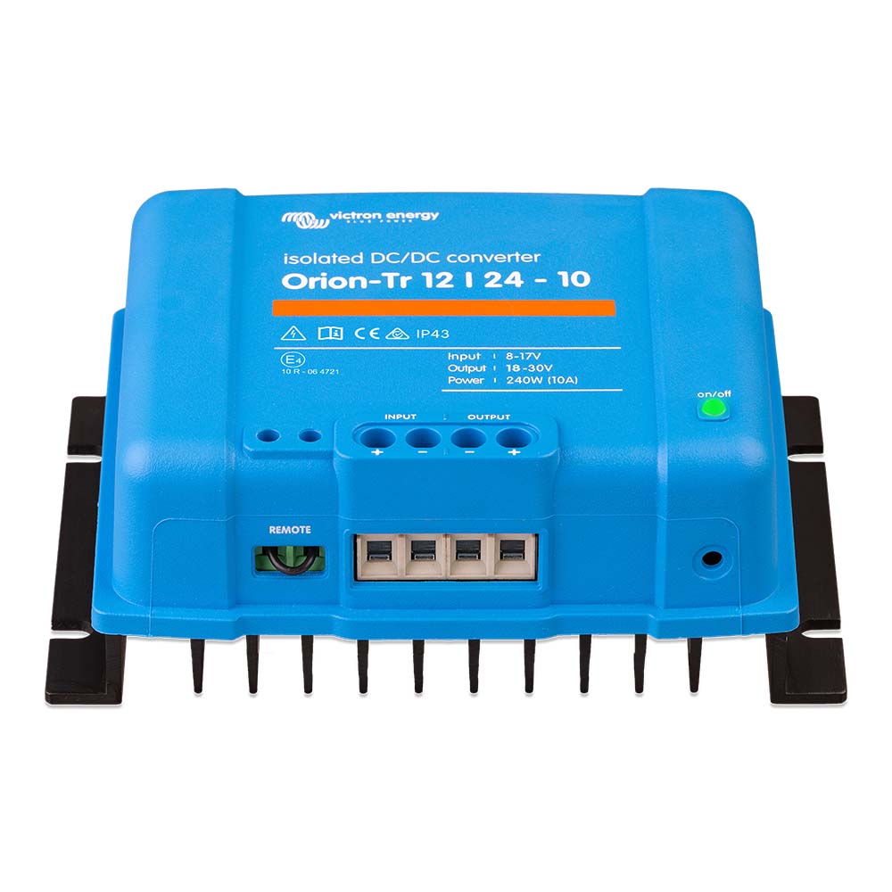 Victron OrionTR DCDC Converter  12 VDC TO 24 VDC  10A Isolated ORI122424110