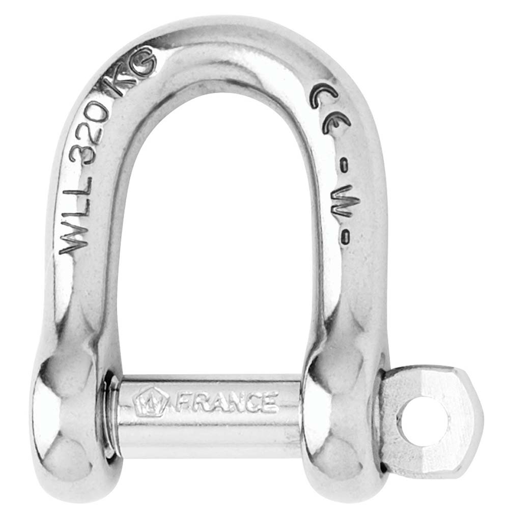 Wichard SelfLocking D Shackle  Diameter 8mm  516 1204W